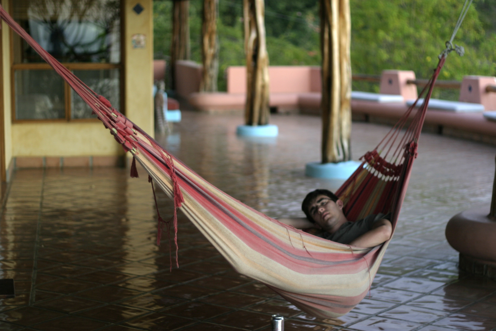 sleeping-on-hammock